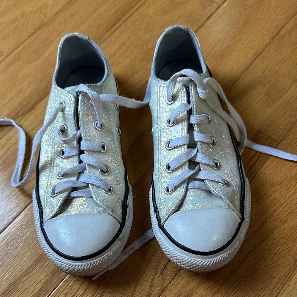 Converse Kids iridescent  glitter color